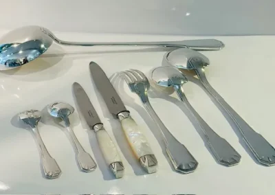 Ménagère art déco, signée Boulenger.