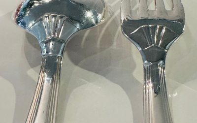 Ménagère Art-déco, de la maison d’orfèvrerie Ercuis.