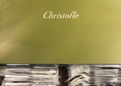 Exceptionnelle ménagère Christofle, modèle Malmaison, jamais utilisée !