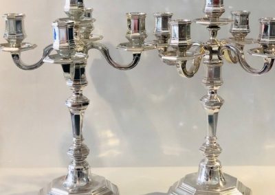 Magnifique paire de chandeliers, Christofle, à saisir vite !