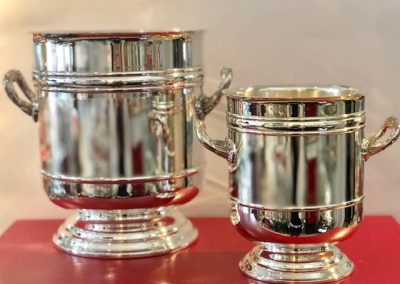 Seau à champagne et seau à glaçons – Christofle –  Sully