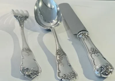 Ménagère au décor Louis XV, Boulenger.