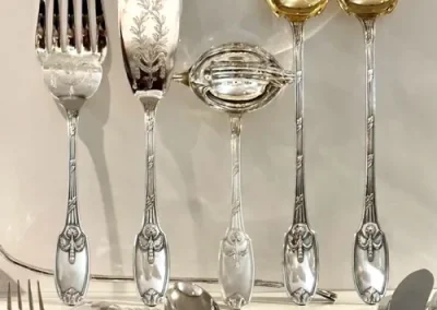 Ménagère Christofle, modèle Delafosse.