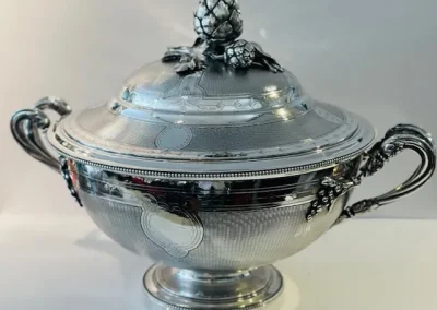 Grande soupière Christofle, époque second Empire.