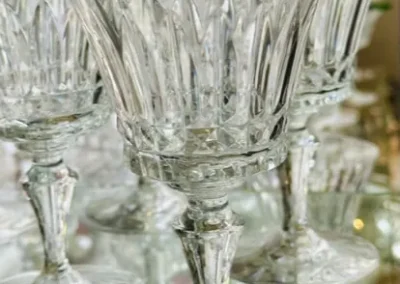 35 verres Baccarat, modèle Piccadilly