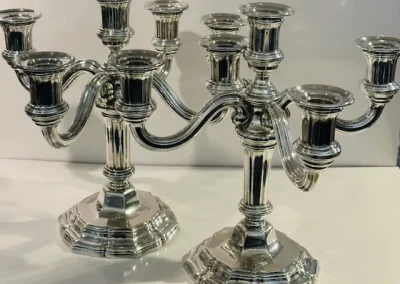 Paire de chandeliers en argent, à saisir vite !