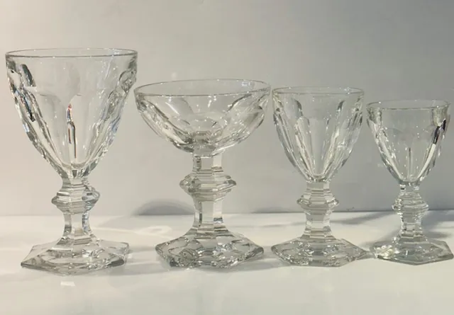 Ensemble de verres Baccarat, modèle Harcourt : série