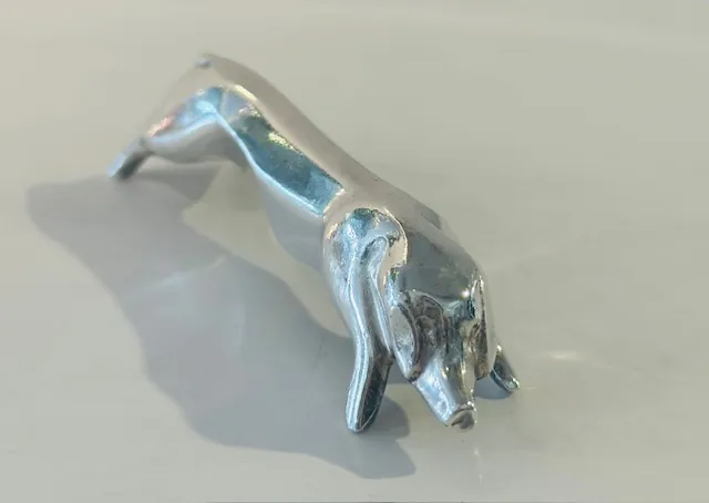 12 porte-couteaux, art-déco, signés Gallia - cochon