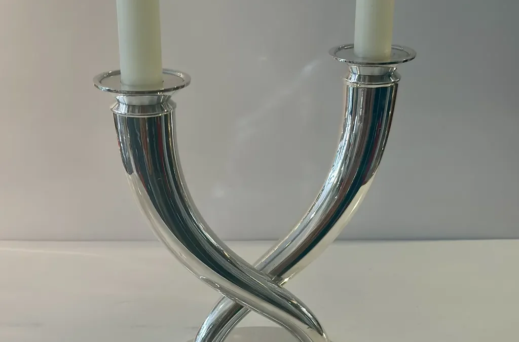 Chandelier, Gio Ponti pour Christofle, 70s.