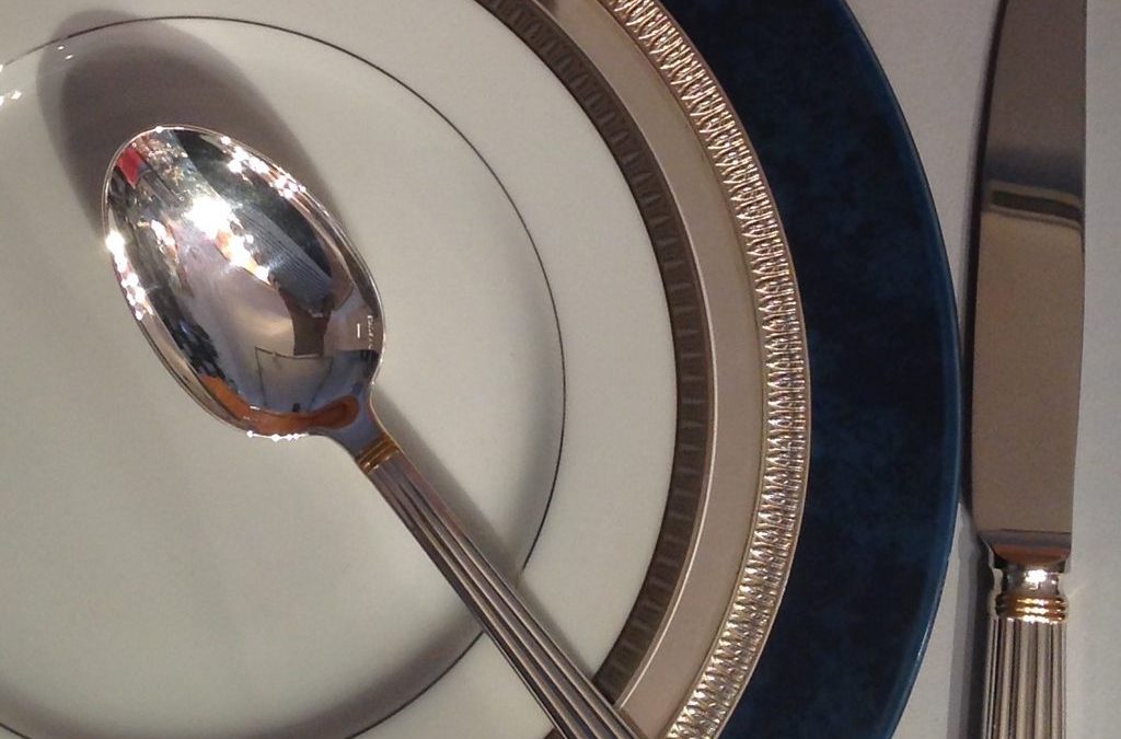 Ménagère Aria Or – Orfèvre Christofle – 49 pièces