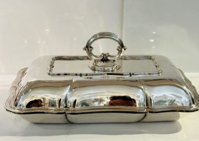 Légumier double en argent massif !