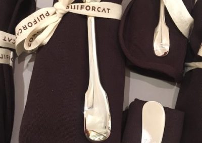 Ménagère Puiforcat, en argent massif, modèle Louvois.