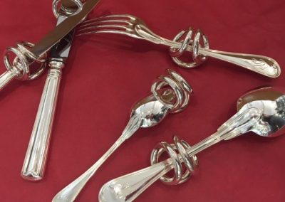 Ménagère Christofle-Filet & porte-menu-Vertigo-Andrée Putman