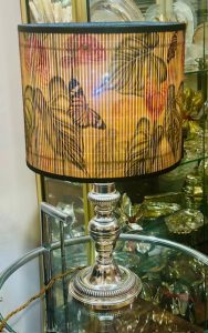 Bougeoir transformé en lampe