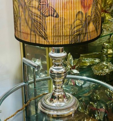 Bougeoir transformé en lampe