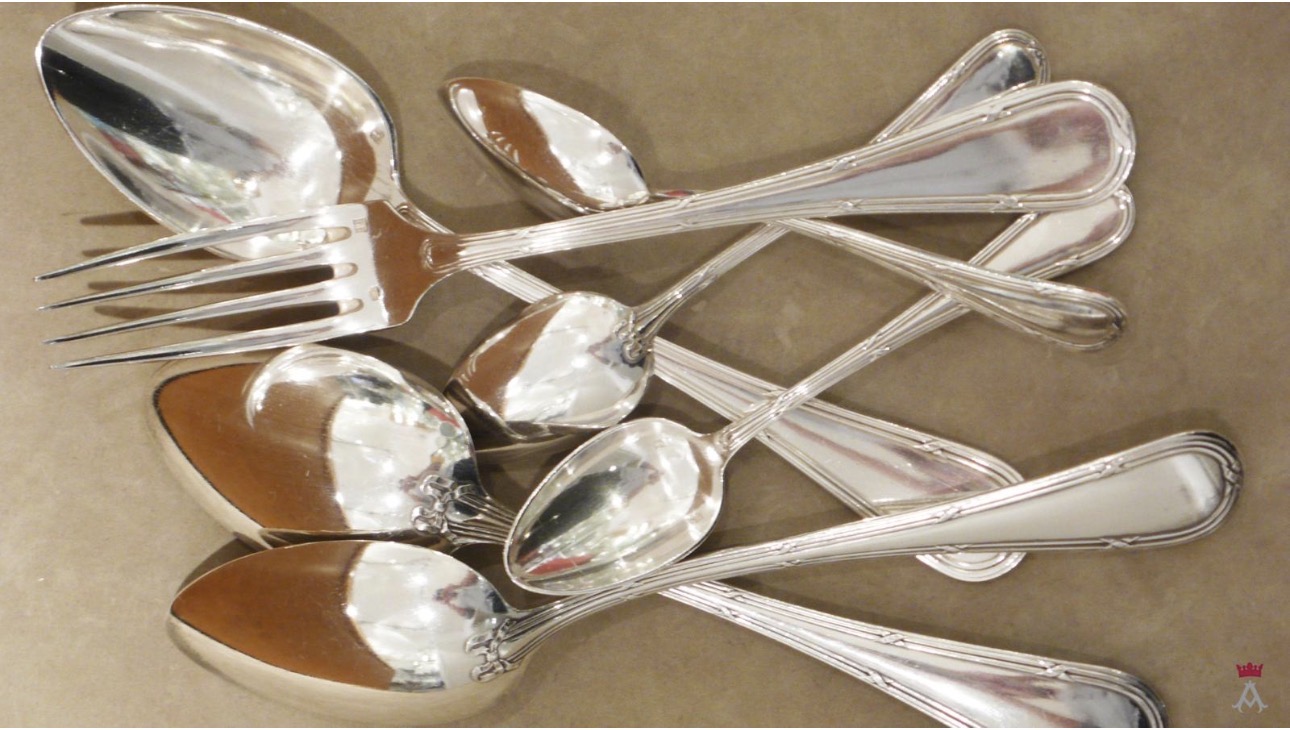 Couverts après nettoyage