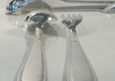 Ménagère Art-déco, de la maison d’orfèvrerie Ercuis.