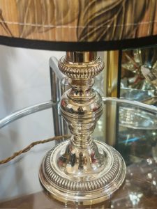 Bougeoir transformé en lampe