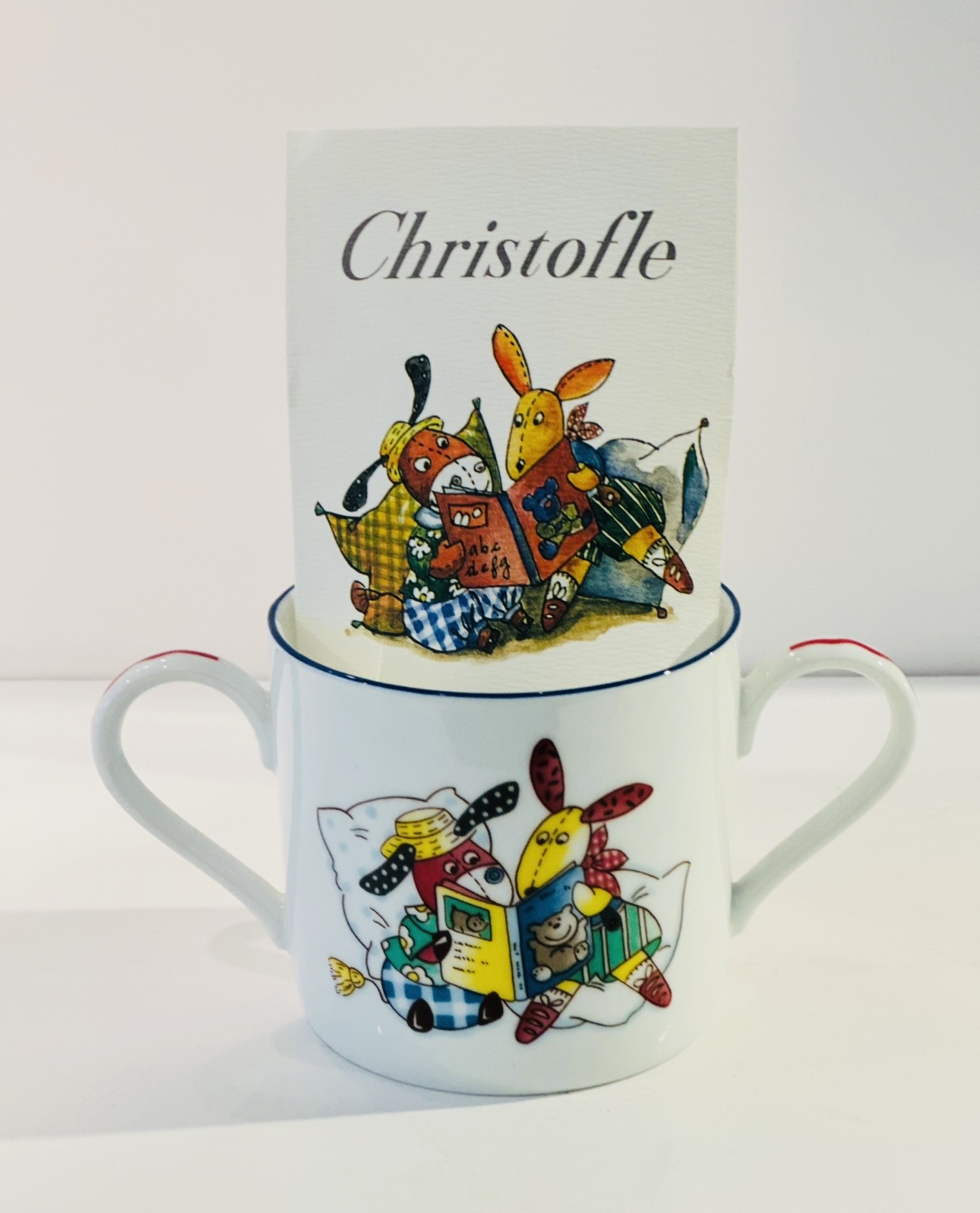 Tasse, en porcelaine, Christofle, collection Fanfan