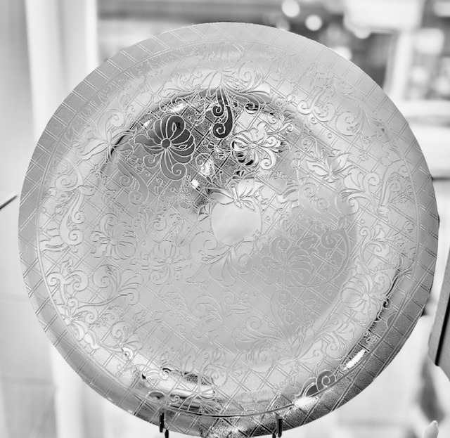 Coupe sur pied Christofle, modèle Jardin d'Eden
