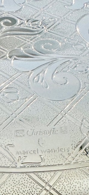 Coupe sur pied Christofle, modèle Jardin d'Eden
