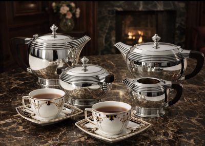 Service – thé et café – Lapparra – Art déco.