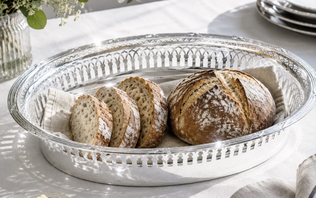Corbeille à pain – style Louis XVI – argent massif