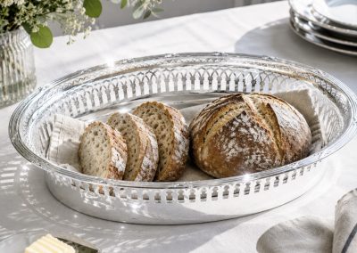 Corbeille à pain – style Louis XVI – argent massif