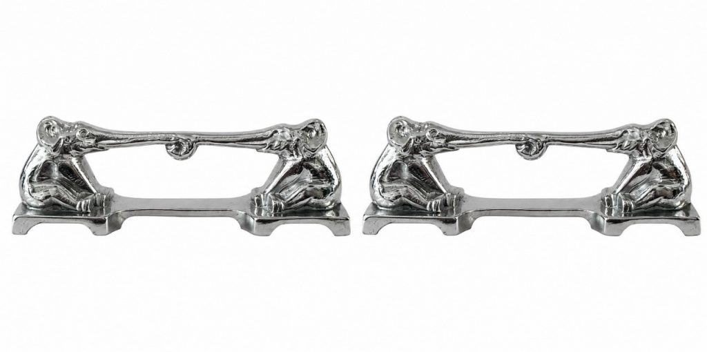 Porte-couteaux éléphants art déco