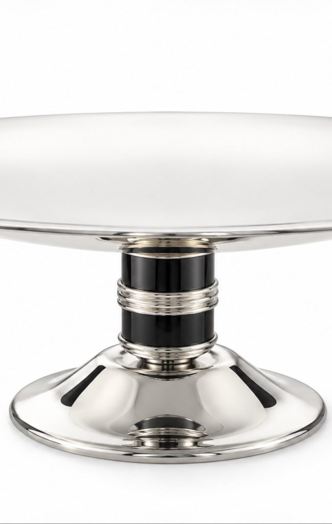 Coupe sur pied Christofle, designer Luc Lane