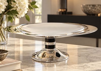 Coupe sur pied – Christofle – art déco – designer Luc Lanel.