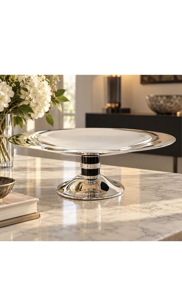 Coupe sur pied Christofle, designer Luc Lane